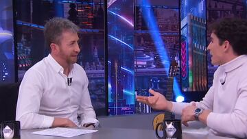 El vacile de Marc M¨¢rquez a Pablo Motos: ¡°Voy a hacer que no he escuchado nada¡±