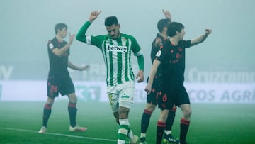 Sanabria, ante la Real.
