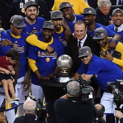 Así celebraron los Warriors el pase a las Finales de la NBA