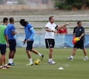 El Málaga vuelve al trabajo tras la 'manita' ante el Celta