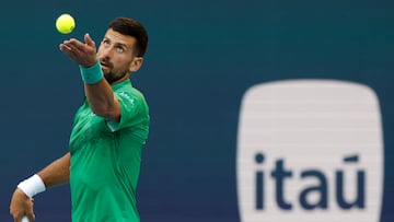 Resumen, resultado y ganador del Djokovic - Dimitrov: semifinales del Masters 1.000 de Miami hoy en vivo online