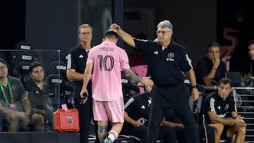 Lionel Messi substituted for Inter Miami