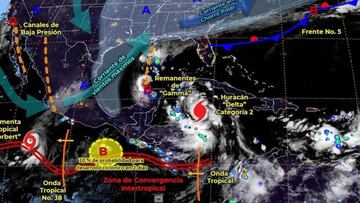 Huracán Delta: cuándo llegará a México y a qué ciudades afectará
