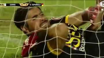 La notable atajada de Sánchez que salvó a Unión en Uruguay