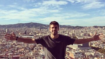 Piqué, prendado de Barcelona