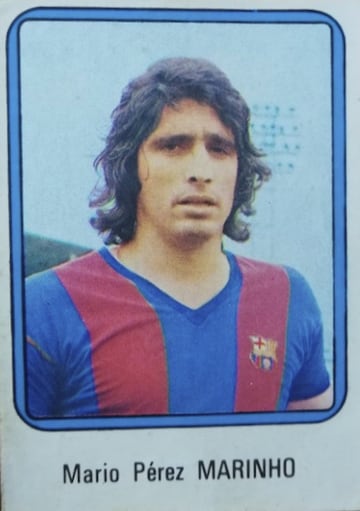 Militó en el Barcelona entre 1974 y 1976.