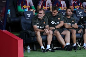 Óscar Hernández asume el cargo de entrenador principal tras la expulsión de su hermano, Xavi Hernández, el pasado fin de semana frente al Getafe. 