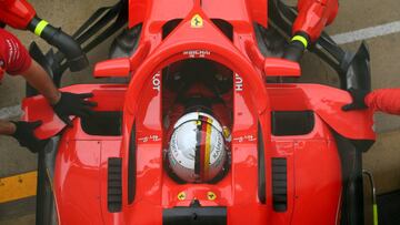 Motor Racing - F1 Formula One - Formula One Test Session - Circuit de Barcelona-Catalunya, Montmelo, Spain - March 1, 2018   Sebastian Vettel of Ferrari during testing. REUTERS/Albert Gea