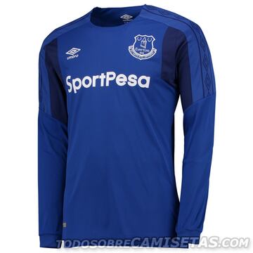 Primera equipación del Everton.