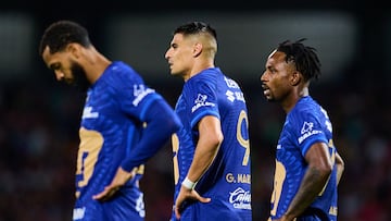 during the 16th round match between Pumas UNAM and FC Juarez as part of the Liga BBVA MX Varonil, Torneo Clausura 2026 at Olimpico Universitario Stadium, on April 21, 2026 in Mexico City, Mexico.