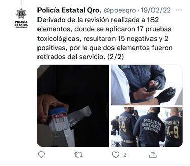 Elementos del Grupo de Seguridad K9, intoxicados y con órdenes de aprehensión