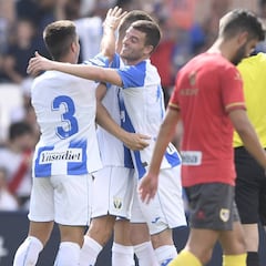 Gumbau salva in extremis la primera derrota del Leganés