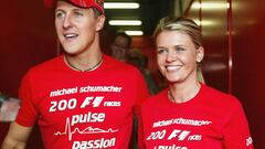 Michael Schumacher y su esposa Corinna.