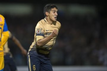 Jugó con Pumas del Clausura 2015 al Apertura 2015