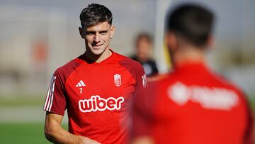 Lucas Boyé en un entrenamiento.