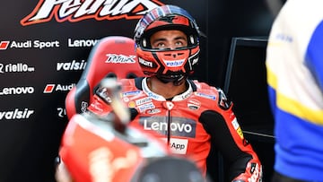 Petrucci Danilo (ita), Ducati Desmosedici GP20, Ducati Team, portrait during the 2020 MotoGP Gran Premio Motul de la Comunitat Valenciana, from November 13 to 15, 2020 on the Circuit Ricardo Tormo, in Valencia, Spain - Photo Studio Milagro / DPPI
 AFP7 
 14/11/2020 ONLY FOR USE IN SPAIN