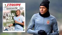 Mbapp&eacute; en un entrenamiento