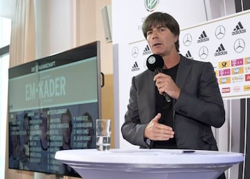 Loew during the announcement of his provisional squad on Tuesday.