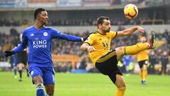 Jonny, en el Wolverhampton-Leicester. El Atl&eacute;tico se lo vende al club donde est&aacute; jugando como cedido