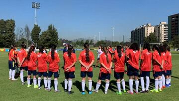 Selección Colombia Femenina Sub 17 en Bogotá