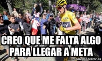 Los mejores memes de la carrera a pie de Chris Froome