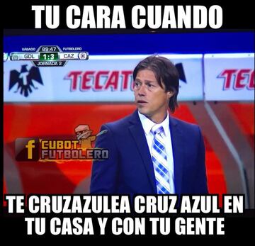 A reír un rato con los memes del Chivas vs Cruz Azul