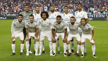 Once del Real Madrid en el Clásico de Miami.