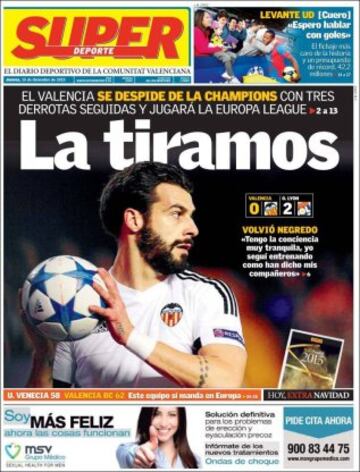 Portadas de la prensa mundial