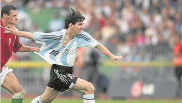 A 15 años del debut de Messi con la Albiceleste