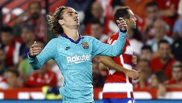 Griezmann, ayer en Granada.