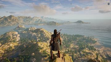 Assassin's Creed Odyssey: un usuario recorre el mapa a pie