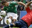 México supera a Chile, rival de España, en un amistoso mundialista