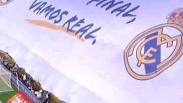 <strong>LA PANCARTA DE LA AFICIÓN BLANCA.</strong>