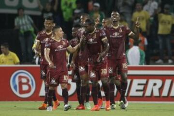 Un entretenido partido disputaron Nacional y Tolima, por la fecha 4 de la Liga Águila.