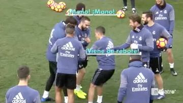 Mano de Carvajal y mofa general: "¡Viene de rebote!"