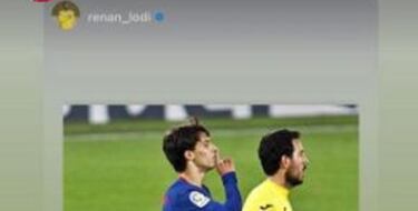 Jo?o F¨¦lix mand¨® callar tras su gol mirando al banquillo