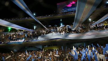 Soccer Football - 2018 World Cup Qualifications - South America - Argentina v Peru - La Bombonera stadium, Buenos Aires, Argentina - October 5, 2017. Argentina fans at the match. REUTERS/Marcos Brindicci
