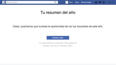Cómo pedir en Facebook tu vídeo resumen del año