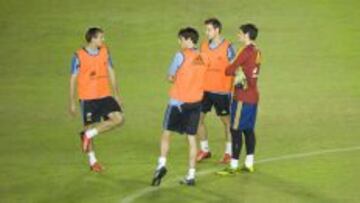 Segunda jornada de entrenamiento de La Roja