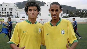 Cuando Neymar y Coutinho asombraron al mundo con 16 años
