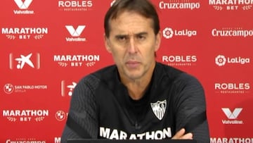 Lopetegui: "Estoy sancionado y tengo que aprender de estas situaciones"