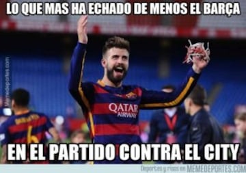 Los memes más divertidos del Manchester City-Barcelona