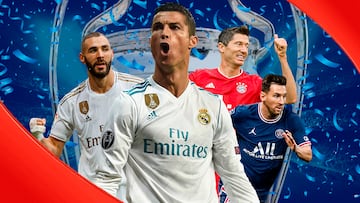 El récord de Cristiano en UCL por el que competirán Messi, Lewandowski y Benzema