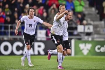 Liechtenstein-Austria. Marc Janko.