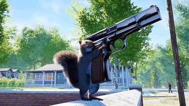 Squirrel with a Gun goes viral: how a squirrel's game threatens people with a gun