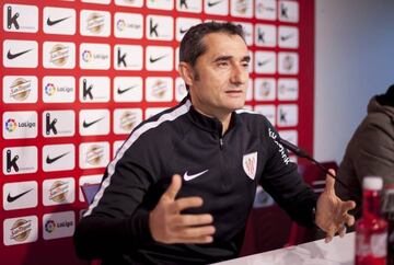 Ernesto Valverde at the pre-match presser.