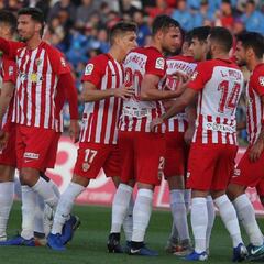 El Almería no espera un bajón físico en la recta final de Liga
