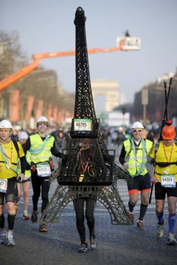 Las imágenes de la maratón de París