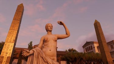 Assassin's Creed Origins Discovery Tour censura las estatuas desnudas