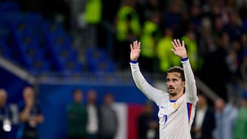 Griezmann, con su selección. Mimos para él.